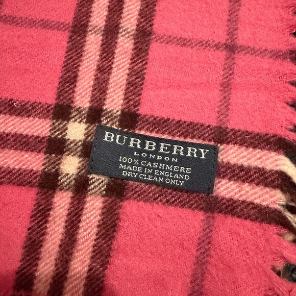 Burberry Cashmere "Happy" Scarf - Picture 4 of 4